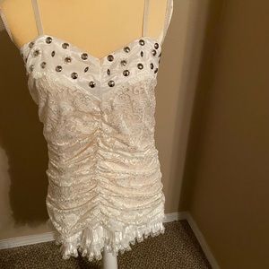 Pretty Angel White Lace Camisole